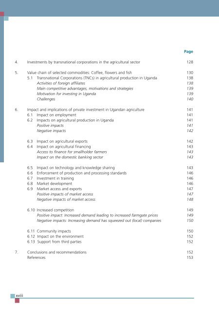 TRENDS AND IMPACTS OF FOREIGN INVESTMENT IN DEVELOPING COUNTRY AGRICULTURE