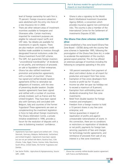 TRENDS AND IMPACTS OF FOREIGN INVESTMENT IN DEVELOPING COUNTRY AGRICULTURE