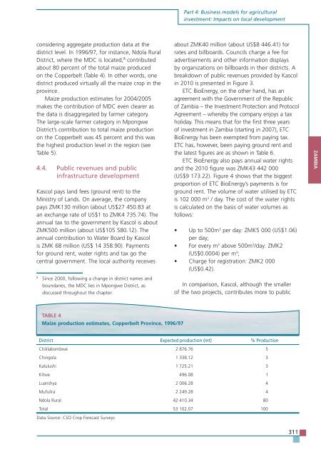 TRENDS AND IMPACTS OF FOREIGN INVESTMENT IN DEVELOPING COUNTRY AGRICULTURE