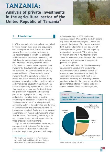 TRENDS AND IMPACTS OF FOREIGN INVESTMENT IN DEVELOPING COUNTRY AGRICULTURE