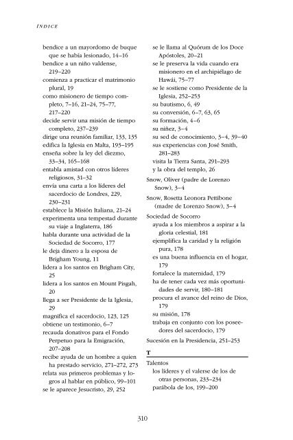 Enseñanzas de los Presidentes de la Iglesia Lorenzo Snow