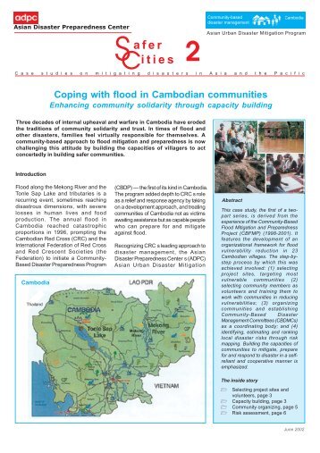 Coping with flood in Cambodian communities - Asian Disaster ...