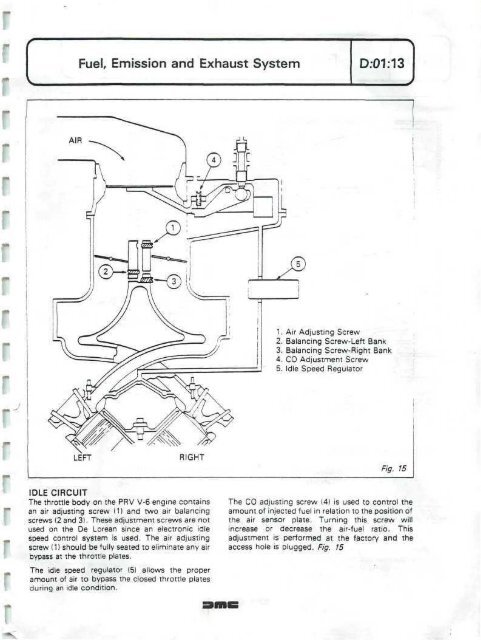 DELOREAN WORKSHOP MANUAL - Free