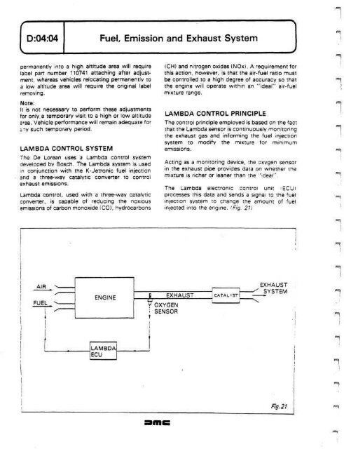 DELOREAN WORKSHOP MANUAL - Free