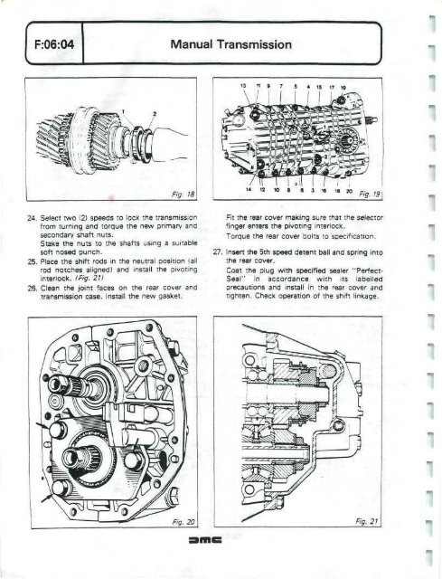 DELOREAN WORKSHOP MANUAL - Free