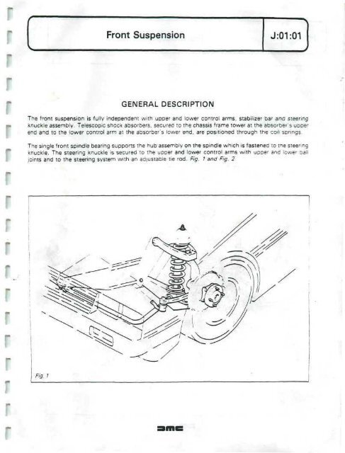 DELOREAN WORKSHOP MANUAL - Free