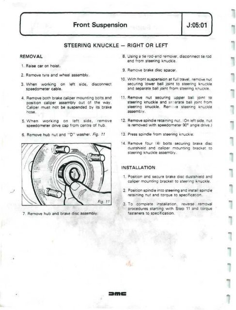 DELOREAN WORKSHOP MANUAL - Free