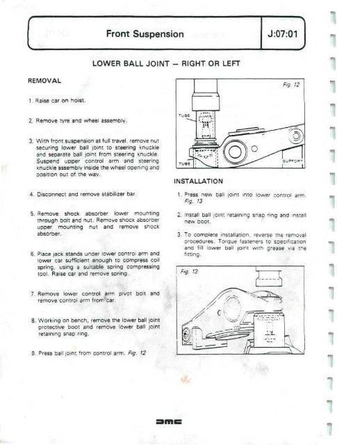 DELOREAN WORKSHOP MANUAL - Free