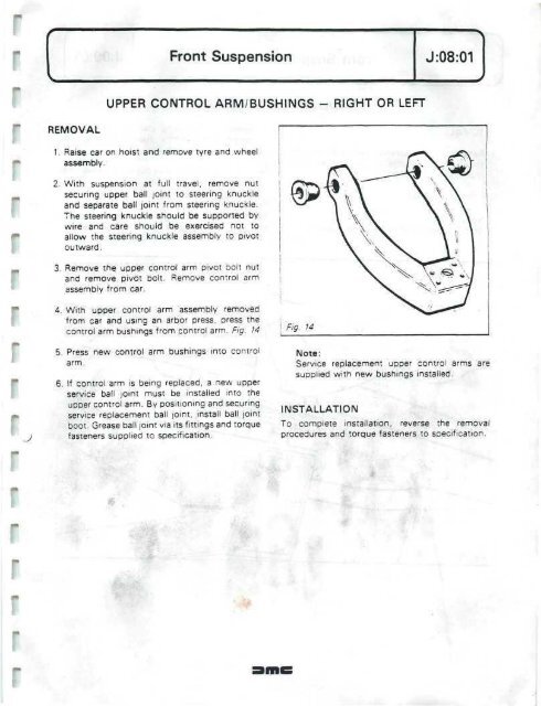 DELOREAN WORKSHOP MANUAL - Free