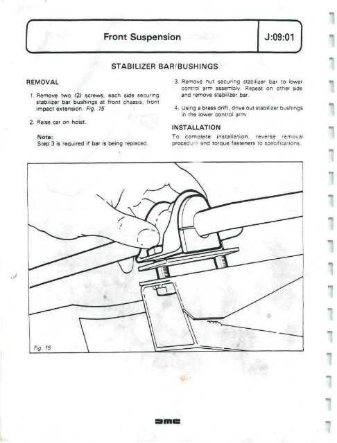 DELOREAN WORKSHOP MANUAL - Free