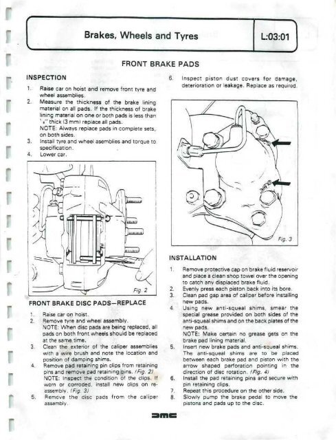 DELOREAN WORKSHOP MANUAL - Free