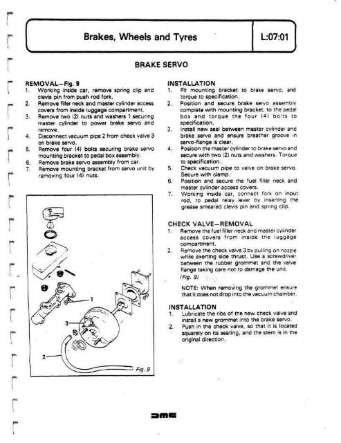 DELOREAN WORKSHOP MANUAL - Free