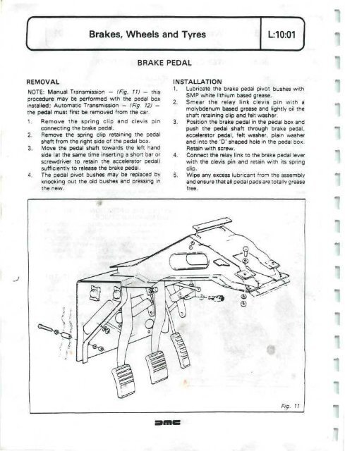 DELOREAN WORKSHOP MANUAL - Free