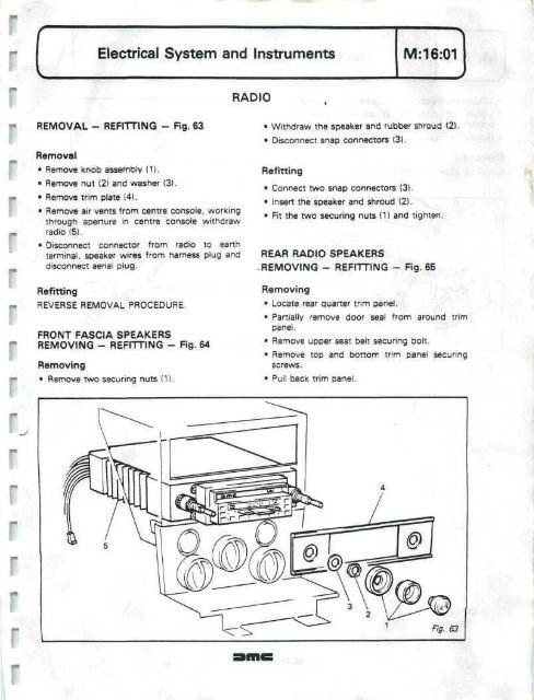 DELOREAN WORKSHOP MANUAL - Free