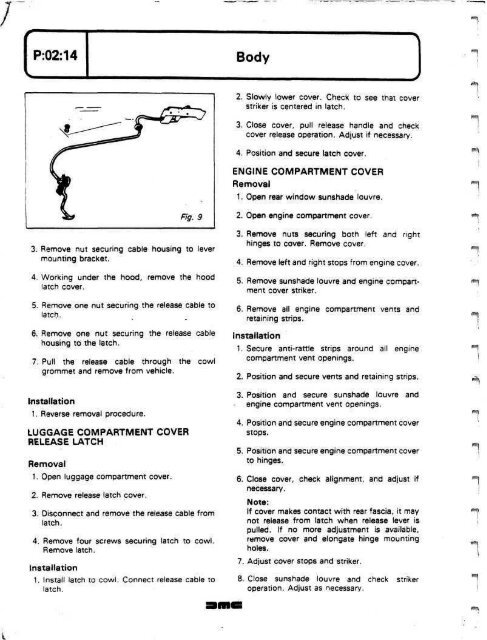 DELOREAN WORKSHOP MANUAL - Free