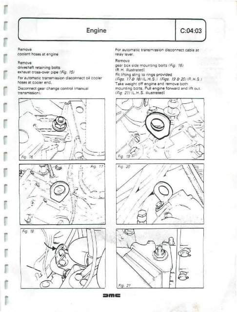 DELOREAN WORKSHOP MANUAL - Free