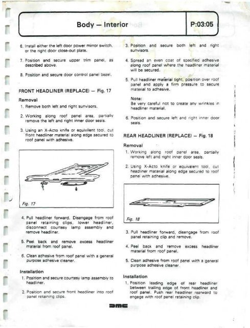 DELOREAN WORKSHOP MANUAL - Free