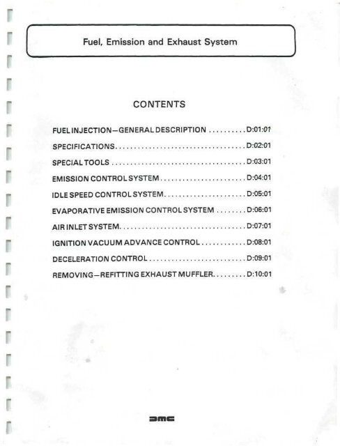 DELOREAN WORKSHOP MANUAL - Free