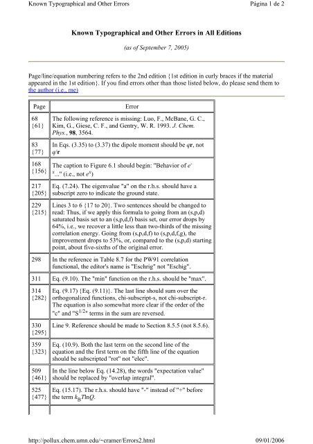 Essentials of Computational Chemistry