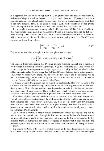 Essentials of Computational Chemistry