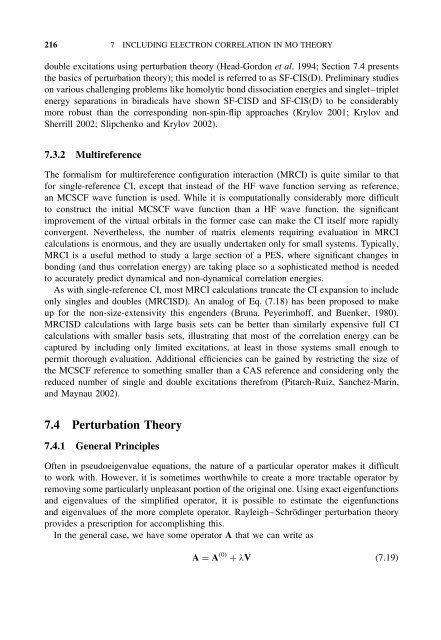 Essentials of Computational Chemistry