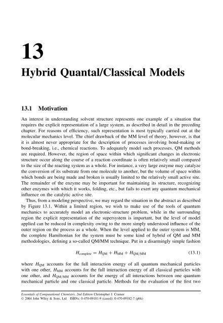 Essentials of Computational Chemistry