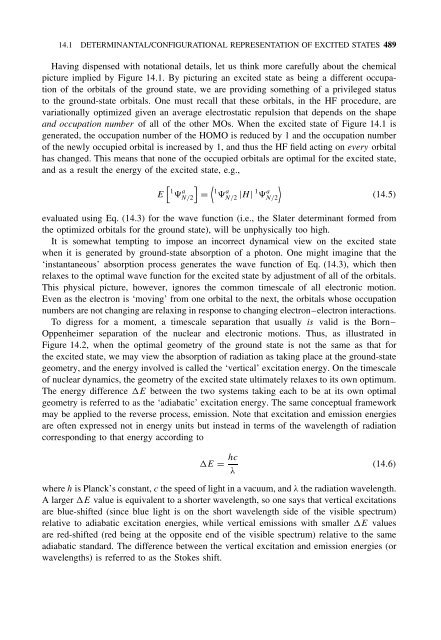 Essentials of Computational Chemistry