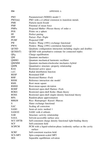 Essentials of Computational Chemistry