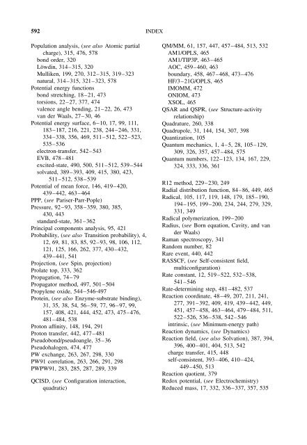 Essentials of Computational Chemistry