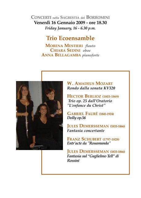 Concerti borromini.qxd - Ecoensemble trio