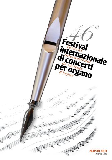 Festival internazionale di concerti per organo - Aosta - Regione ...