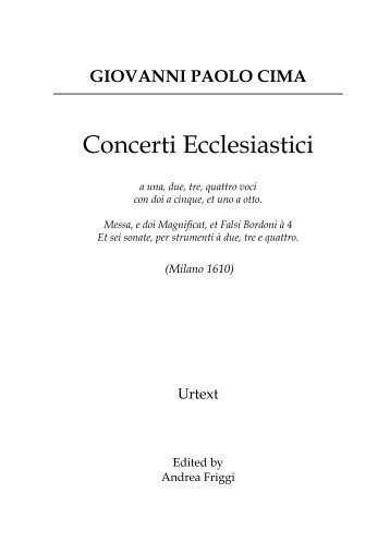 Concerti Ecclesiastici