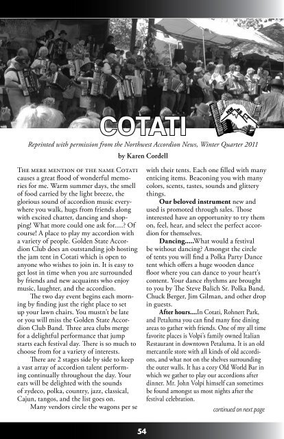 2012 - Cotati Accordion Festival