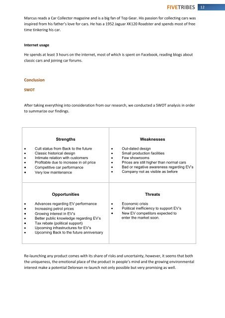 2nd Semester Delorean Report - SuricataFX