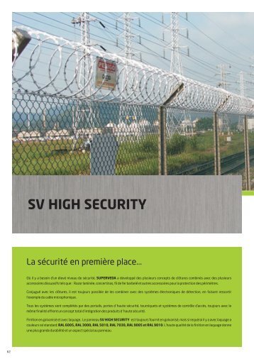 sv high security - Superveda