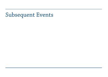 Subsequent Events - Caixa Geral de Depósitos