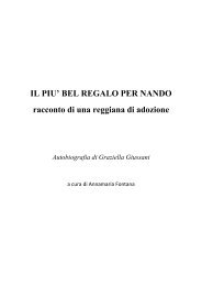 IL PIU' BEL REGALO PER NANDO racconto di una reggiana di ...