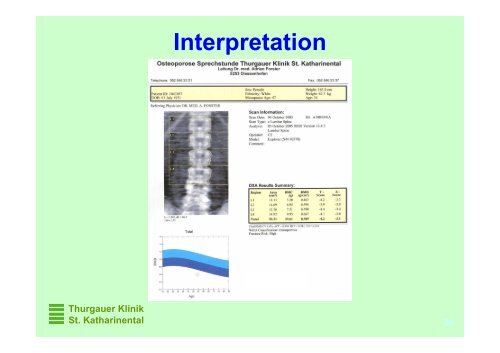 Osteoporose, State of the Art - Spital Thurgau AG