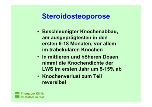 Osteoporose, State of the Art - Spital Thurgau AG