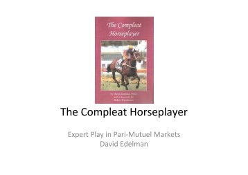 The Compleat Horseplayer - Epma-forum.net