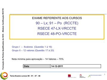 Exame C90e91 - Adene