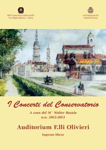 I Concerti del Conservatorio - Conservatorio Guido Cantelli