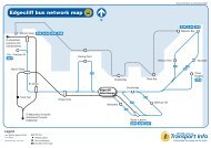 Edgecliff bus network map - 131500