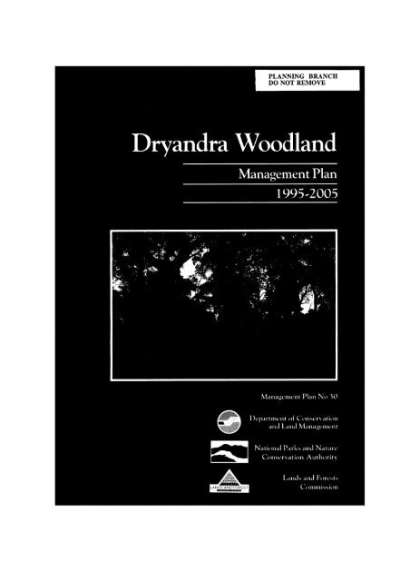 Dryandra Woodland - Department of Environment and Conservation ...