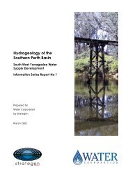 Hydrogeology of the Southern Perth Basin South West Yarragadee ...