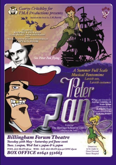 Peter Pan.indd - PMA Productions