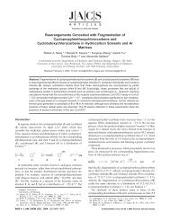 Rearrangements Concerted with Fragmentation of ...