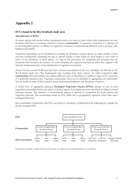 Appendix 1 - Victorian Environmental Assessment Council