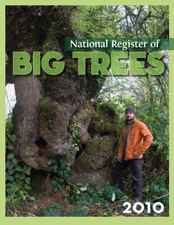 2010 National Register of Big Trees - American Forests