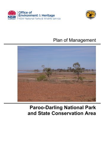 paroo-darling national park and state conservation area plan of ...